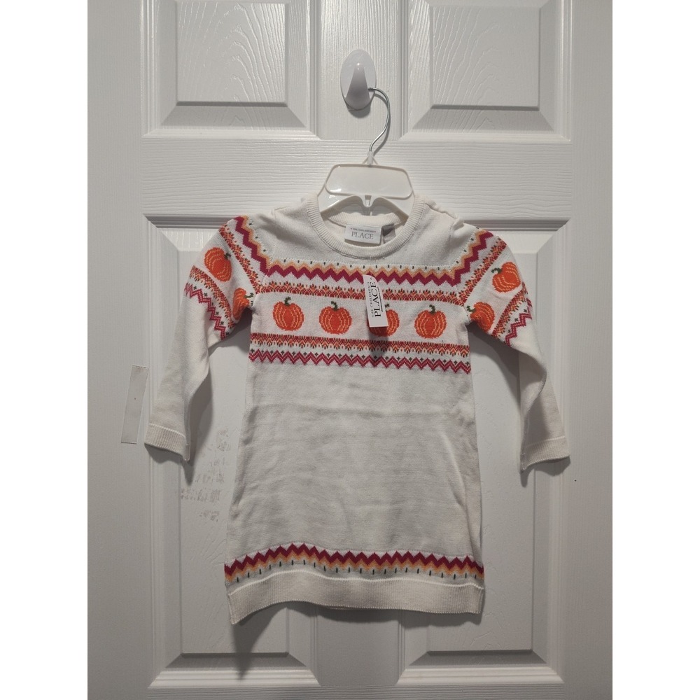 Children's Place Pumpkin Sweater Dress-NWT 3T‎